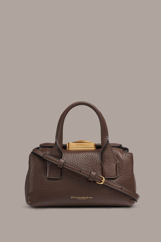 Donna Karan AMAGANSETT LEATHER MINI SATCHEL BAG