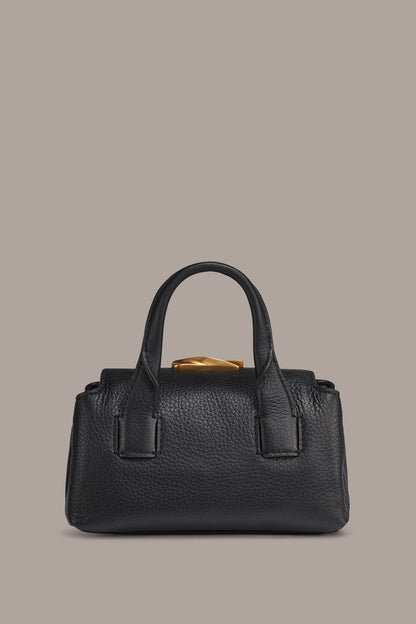 Donna Karan AMAGANSETT LEATHER MINI SATCHEL BAG
