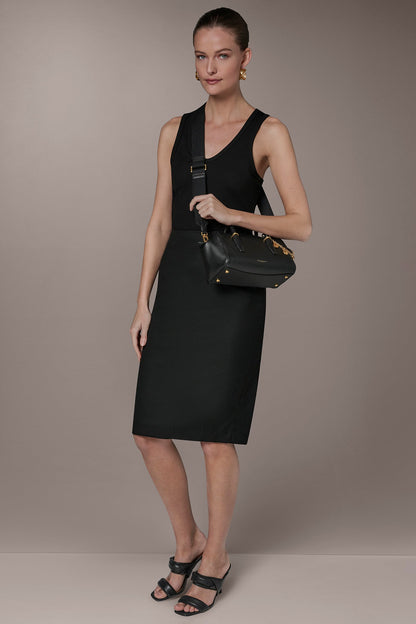 Donna Karan CHANTILLY LEATHER MINI SATCHEL BAG