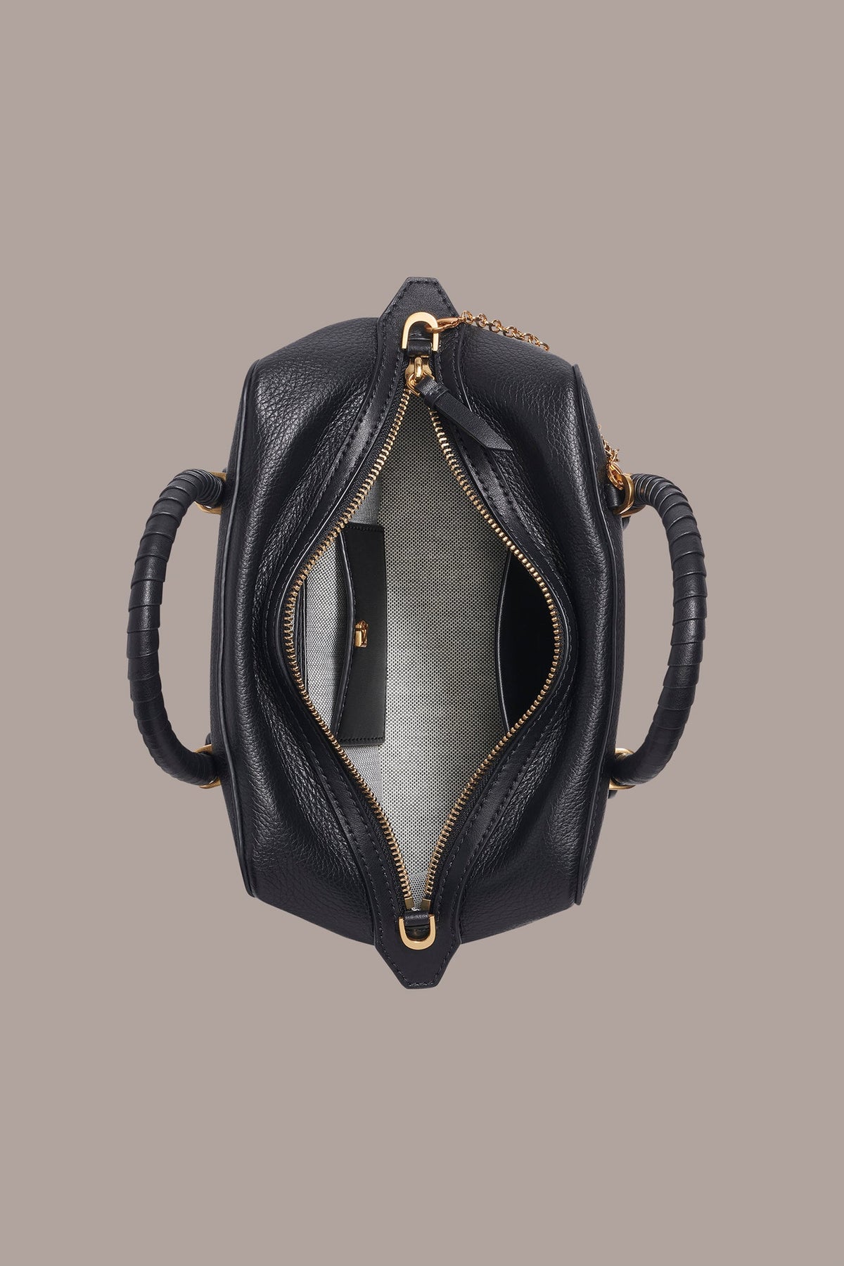 Donna Karan CHANTILLY LEATHER MINI SATCHEL BAG