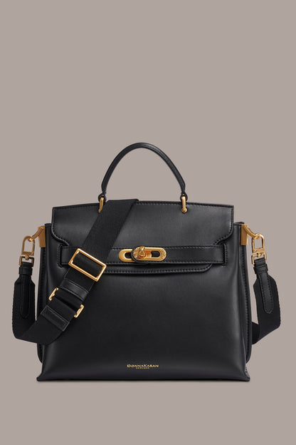 Donna Karan BRIDGEHAMPTON LEATHER SATCHEL BAG