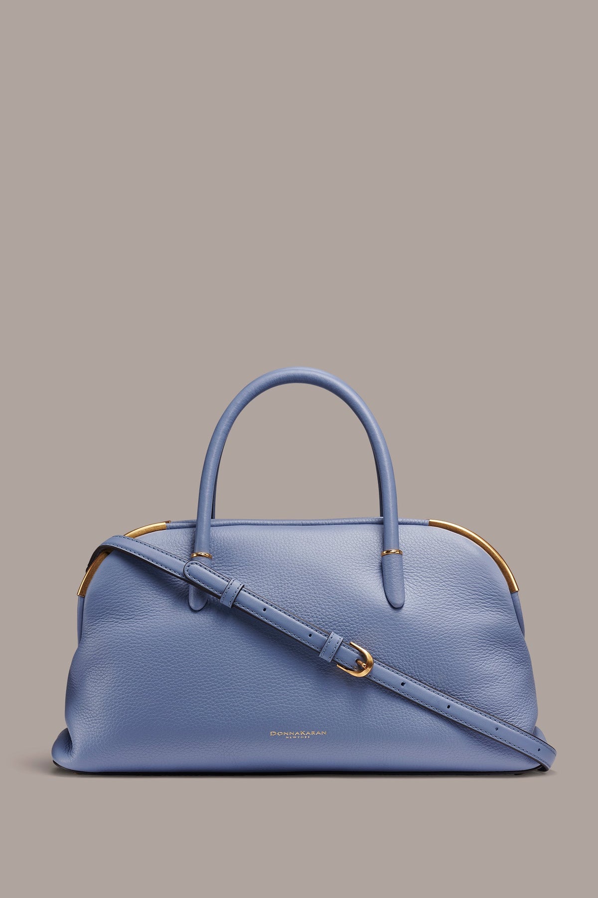 Donna Karan SATIN LEATHER SATCHEL
