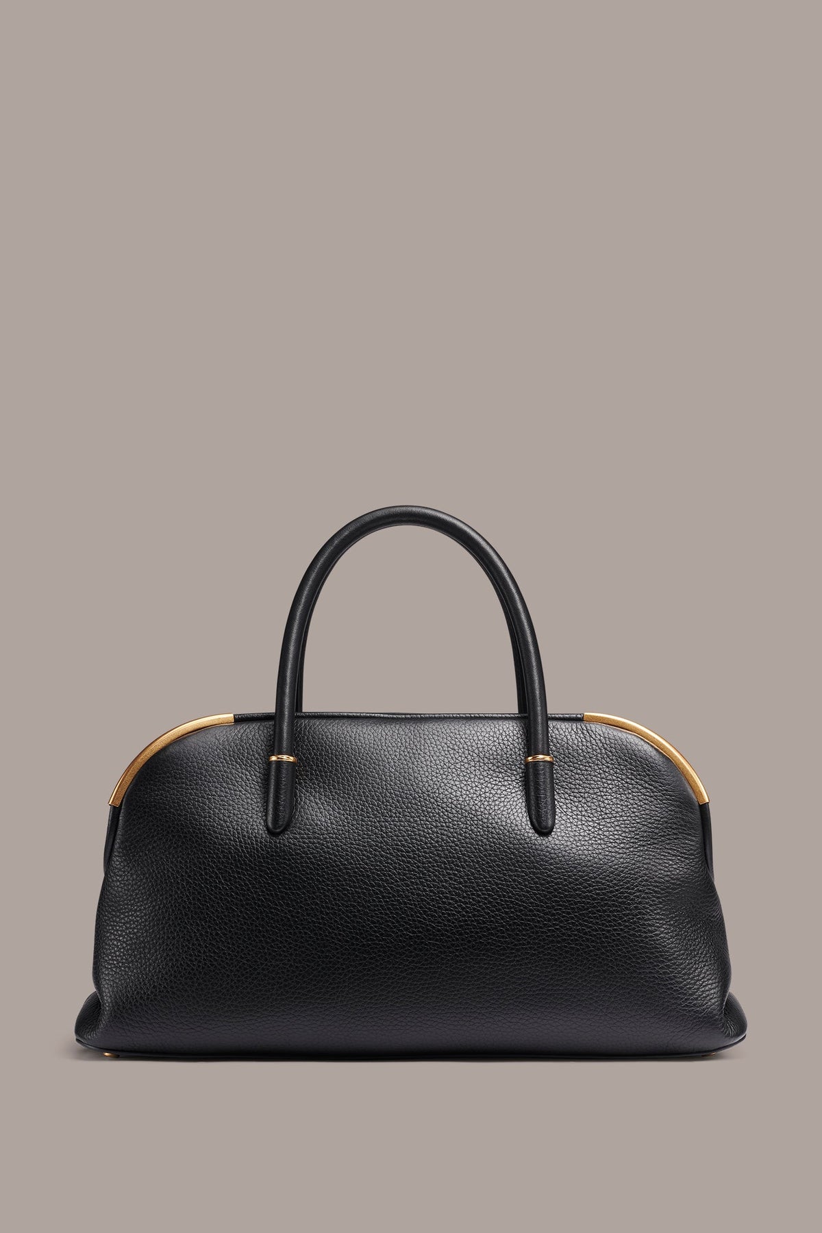 Donna Karan SATIN LEATHER SATCHEL