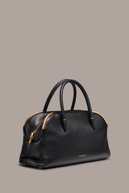 Donna Karan SATIN LEATHER SATCHEL
