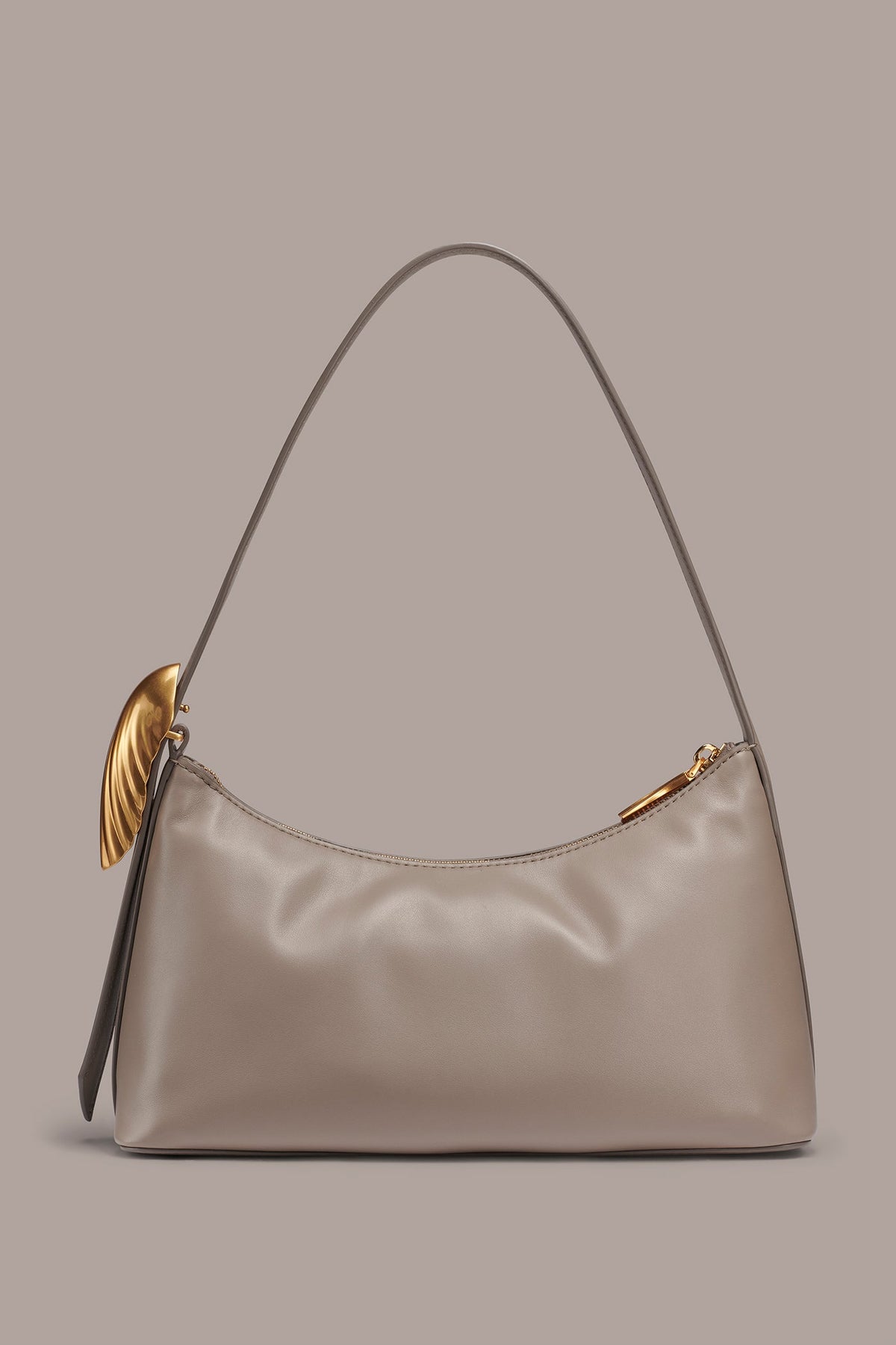 Donna Karan GEORGETTE LEATHER SHOULDER BAG