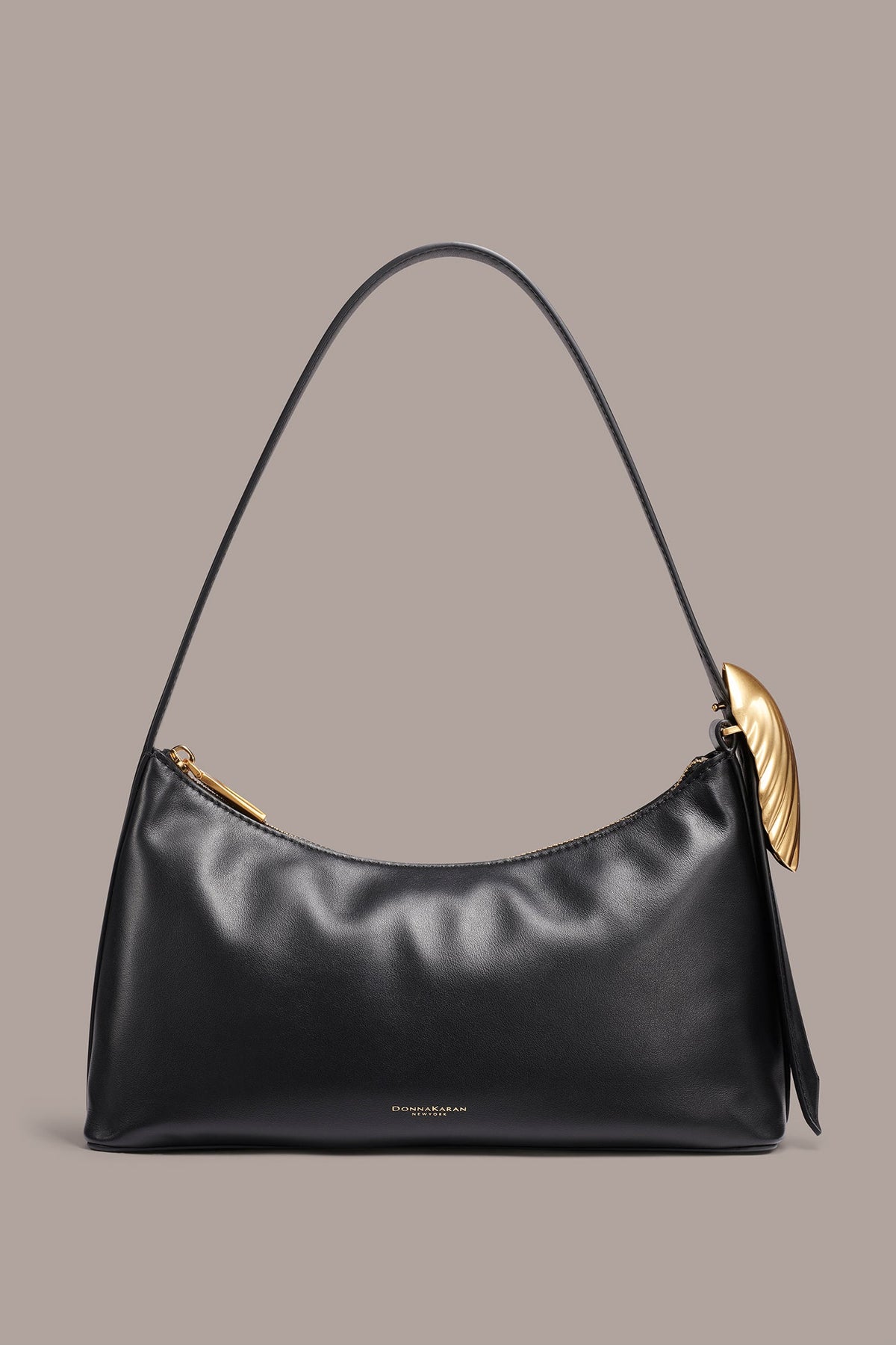 Donna Karan GEORGETTE LEATHER SHOULDER BAG