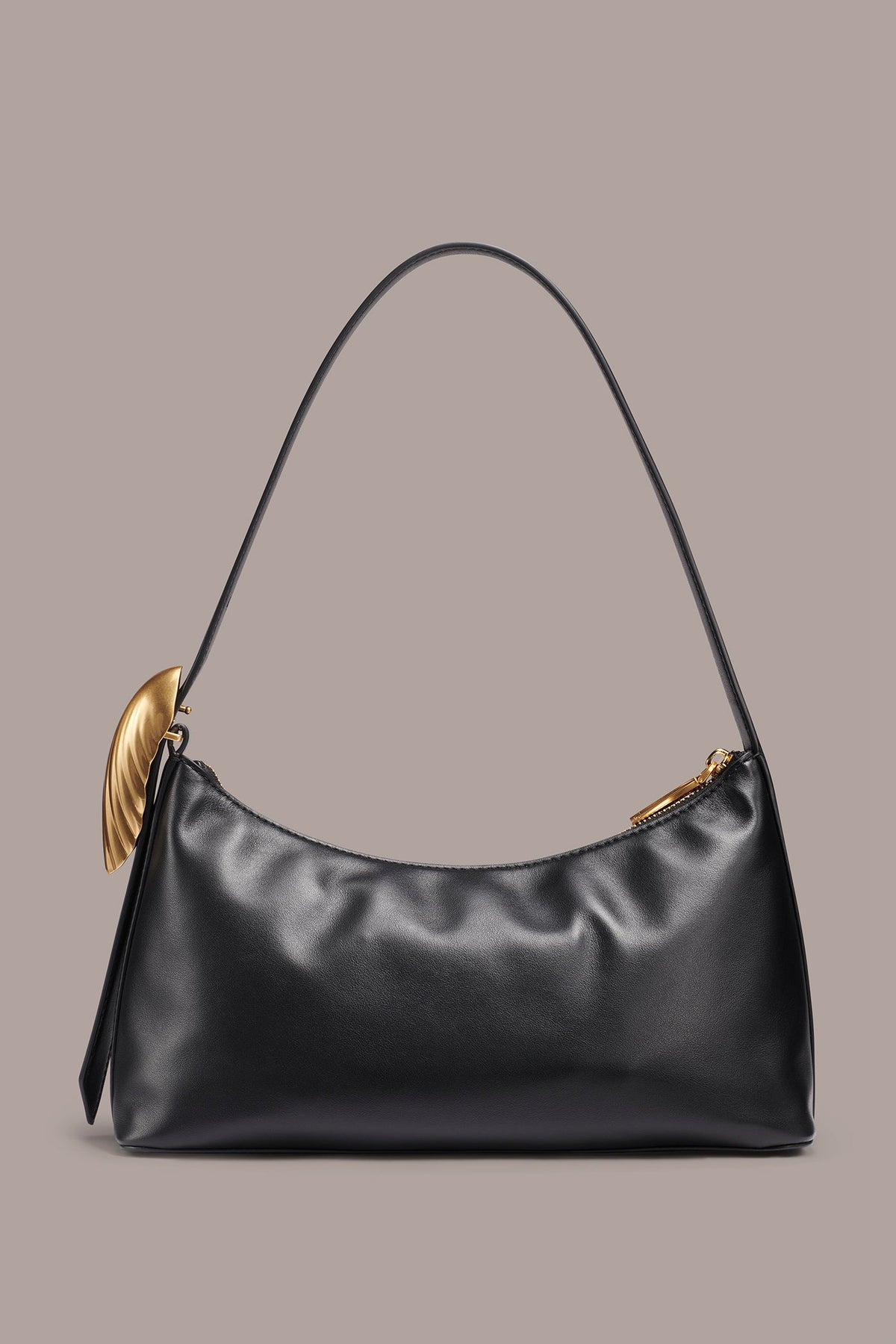Donna Karan GEORGETTE LEATHER SHOULDER BAG
