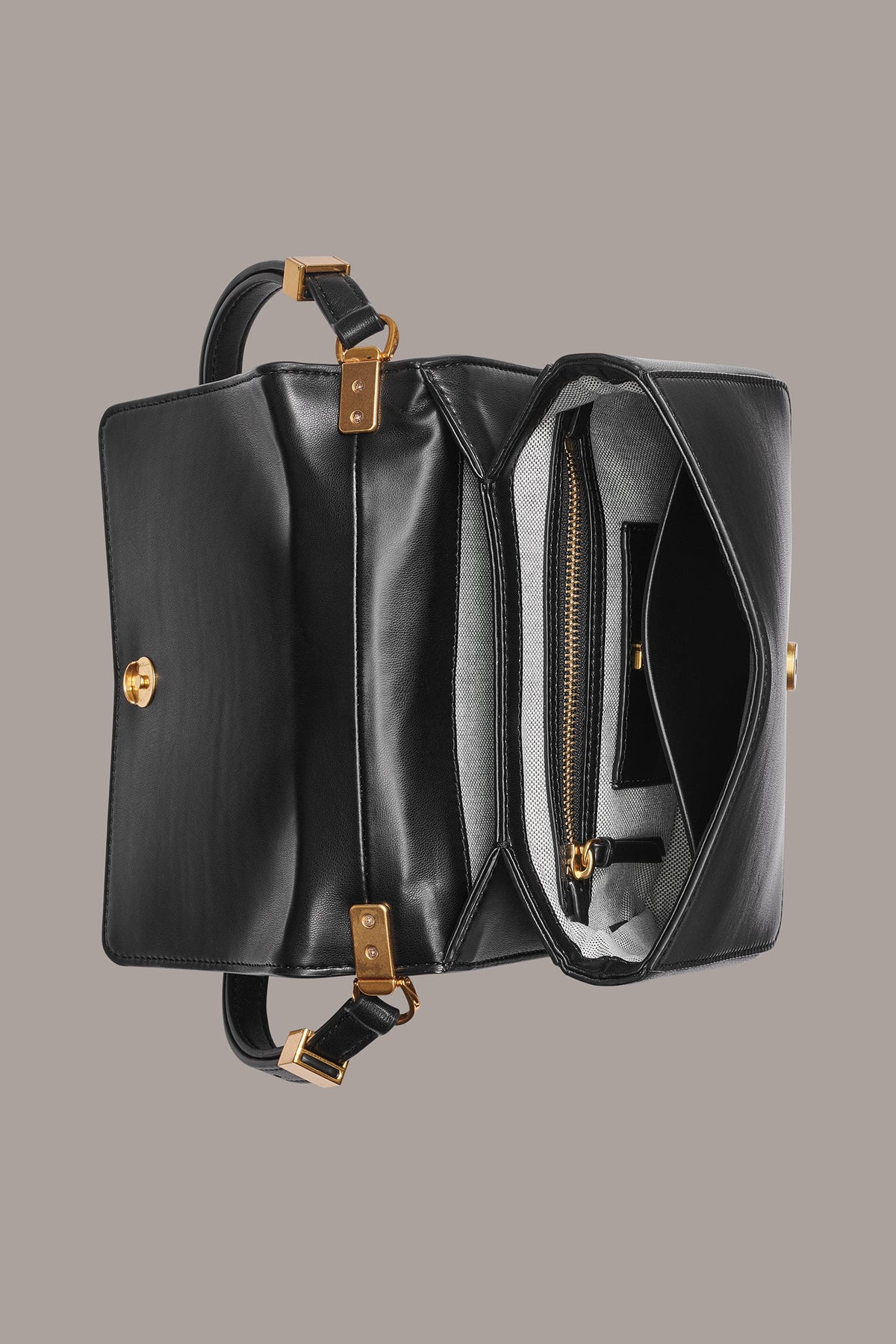 Donna Karan JERICHO LEATHER SHOULDER BAG