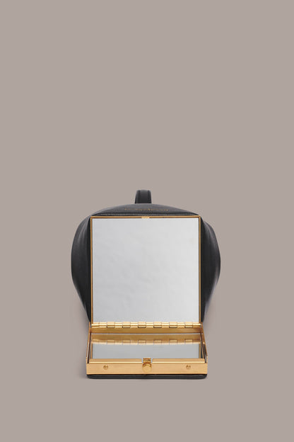 Donna Karan SISAL LEATHER CLUTCH