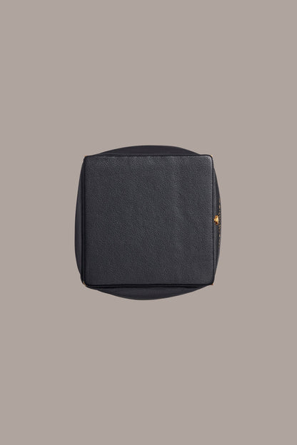 Donna Karan SISAL LEATHER CLUTCH