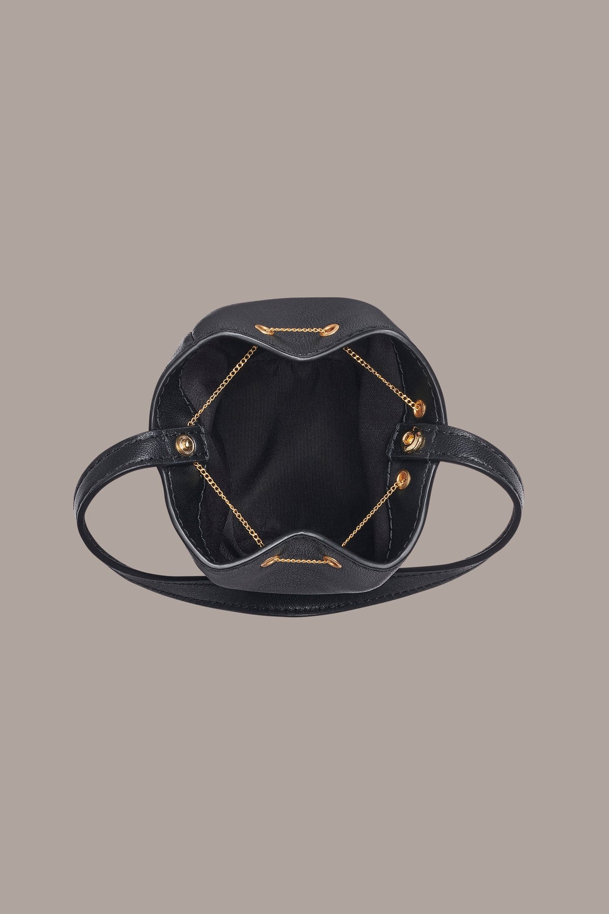 Donna Karan SISAL LEATHER CLUTCH