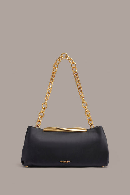 Donna Karan POPLIN SATIN CLUTCH