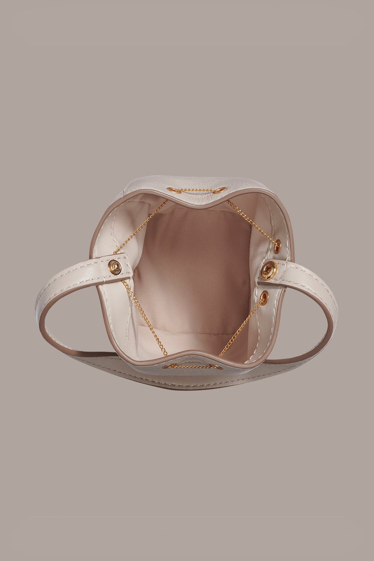 Donna Karan SISAL LEATHER CLUTCH