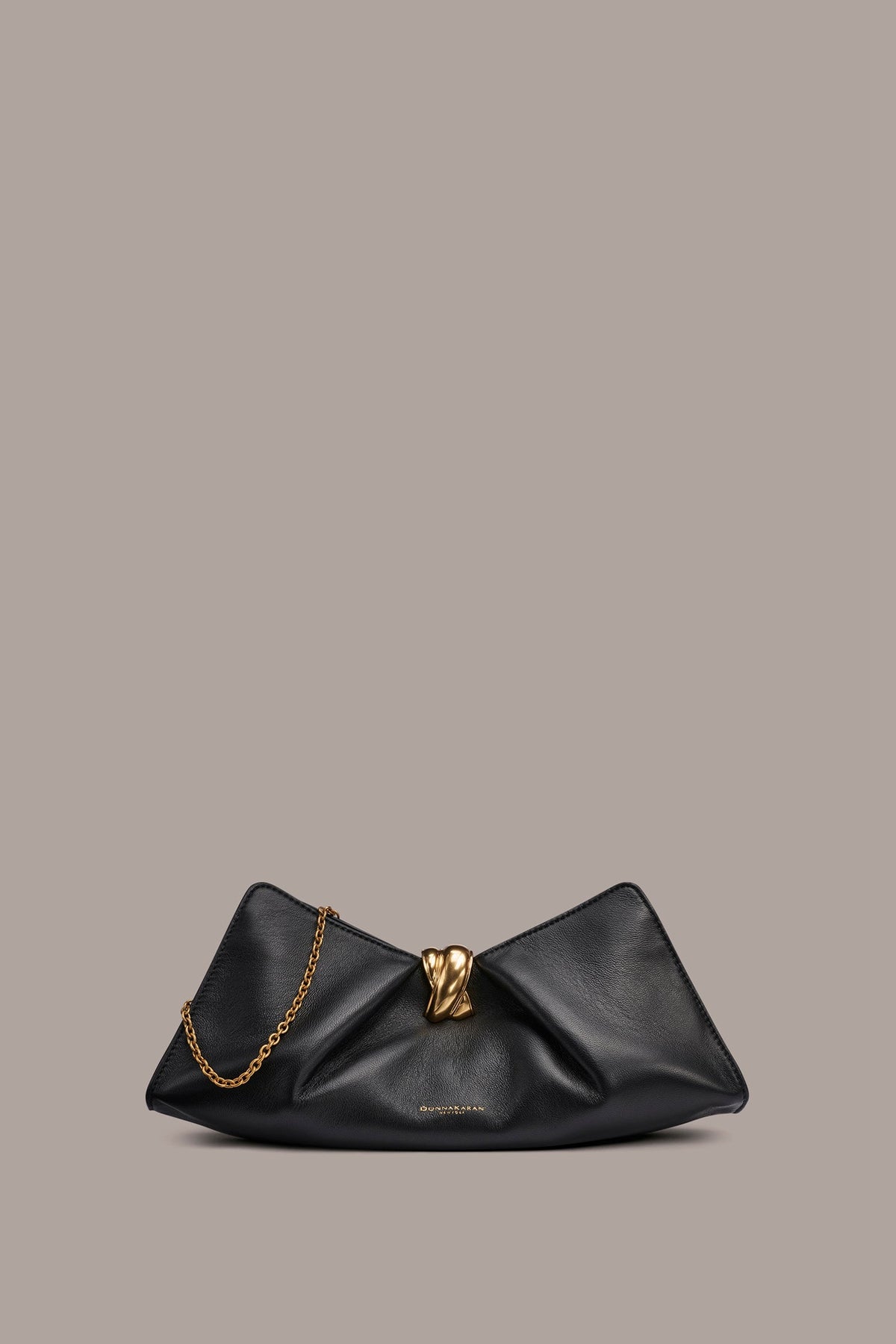 Donna Karan CASHMERE LEATHER CLUTCH