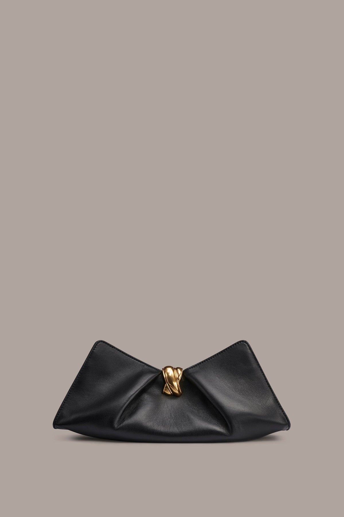 Donna Karan CASHMERE LEATHER CLUTCH
