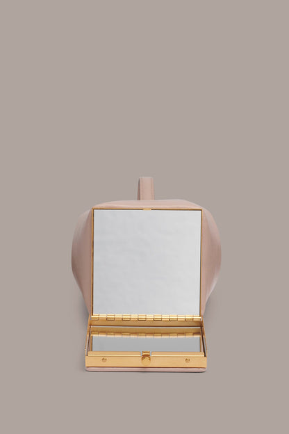 Donna Karan SISAL LEATHER CLUTCH