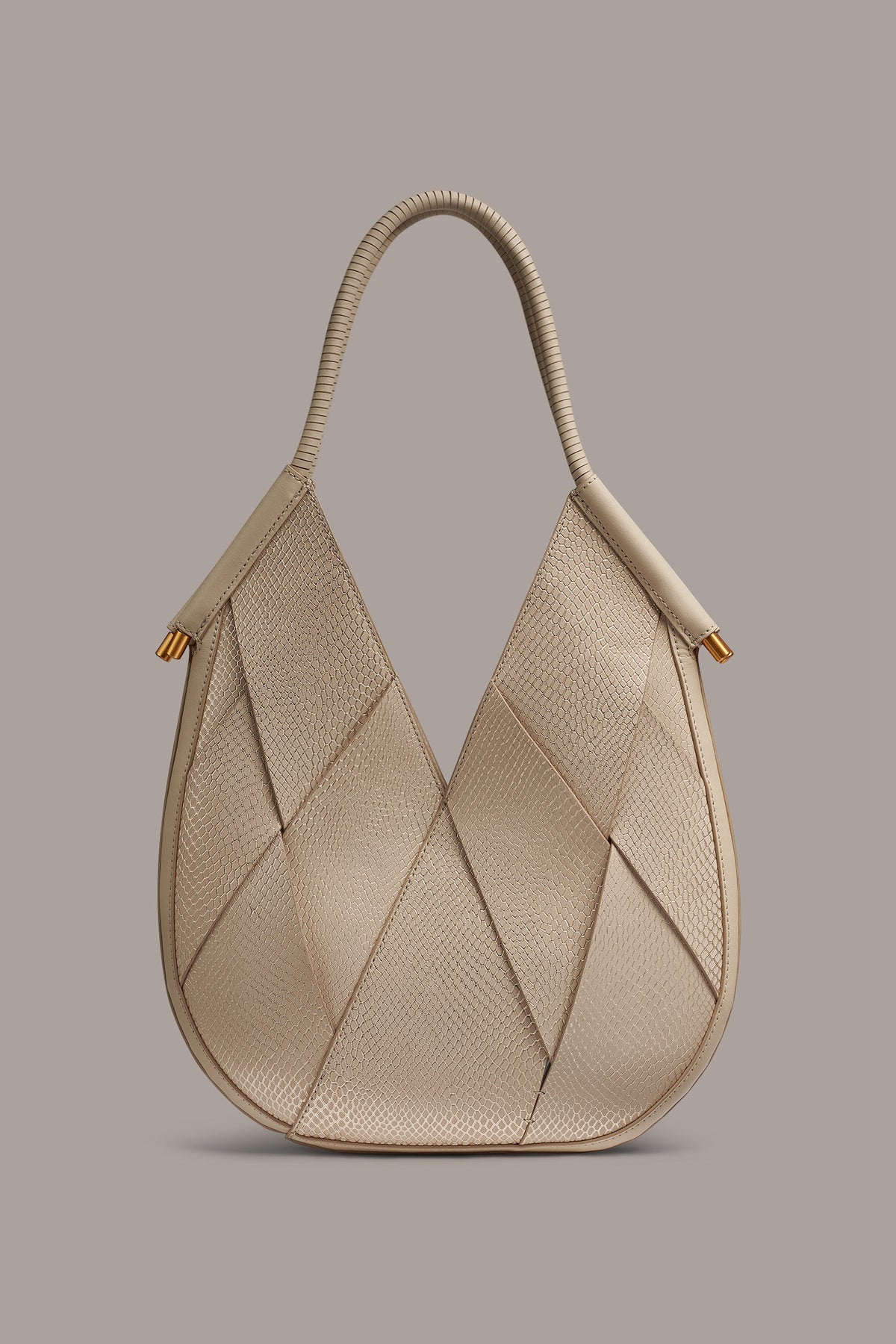 Donna Karan BALDWIN WOVEN LEATHER MINI SHOULDER BAG
