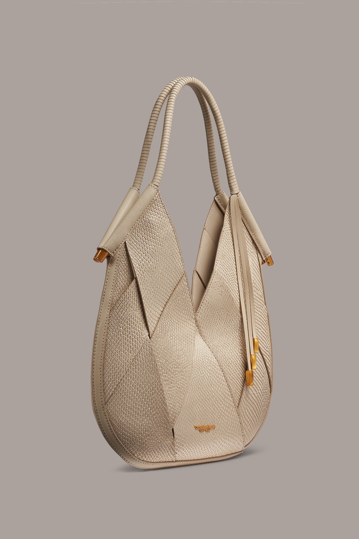 Donna Karan BALDWIN WOVEN LEATHER MINI SHOULDER BAG