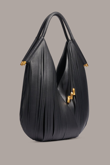 Donna Karan BALDWIN LARGE LASER-CUT SHOULDER BAG
