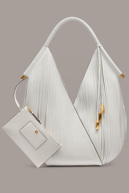 Donna Karan BALDWIN LARGE LASER-CUT SHOULDER BAG