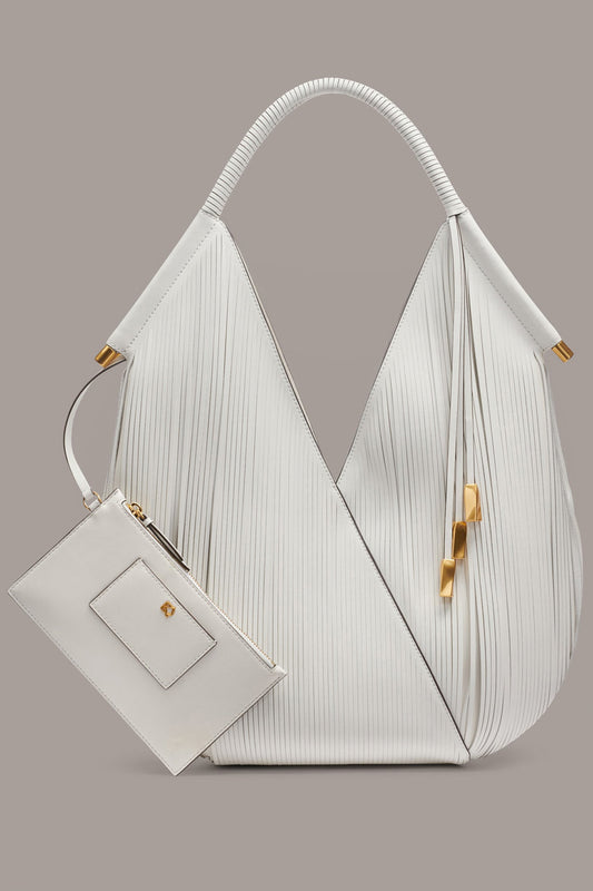 Donna Karan BALDWIN LARGE LASER-CUT SHOULDER BAG