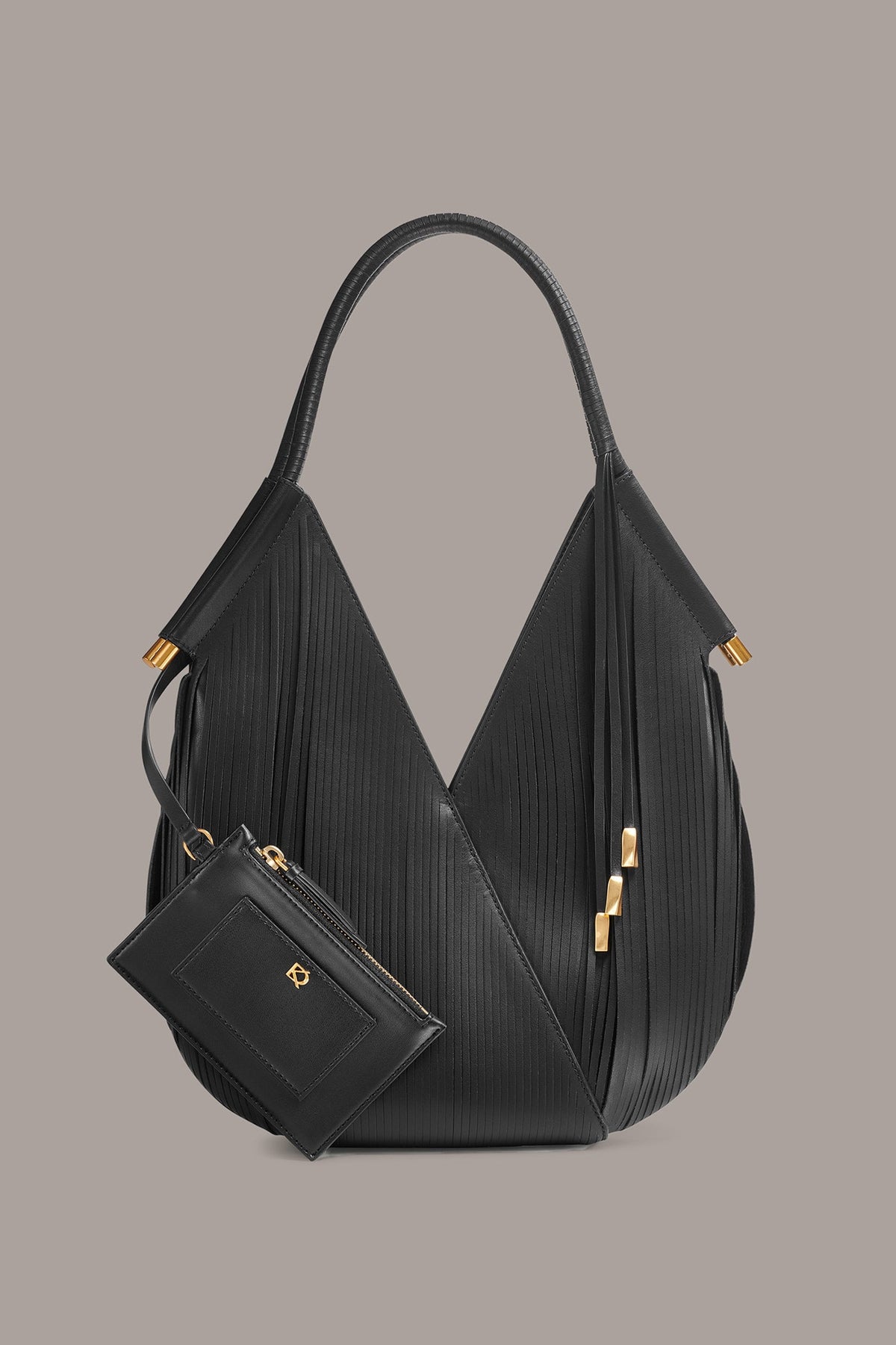 Donna Karan BALDWIN MINI LASER-CUT SHOULDER BAG