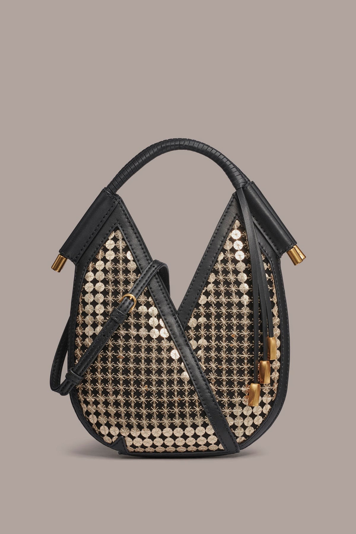 Donna Karan BALDWIN MICRO SEQUINED CROSSBODY BAG