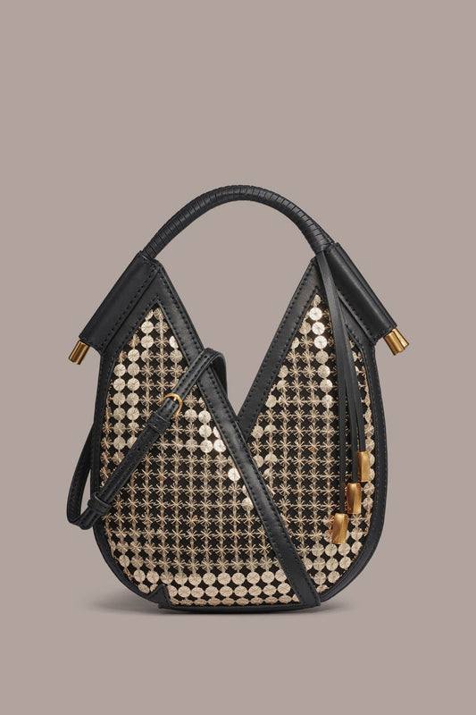 Donna Karan BALDWIN MICRO SEQUINED CROSSBODY BAG