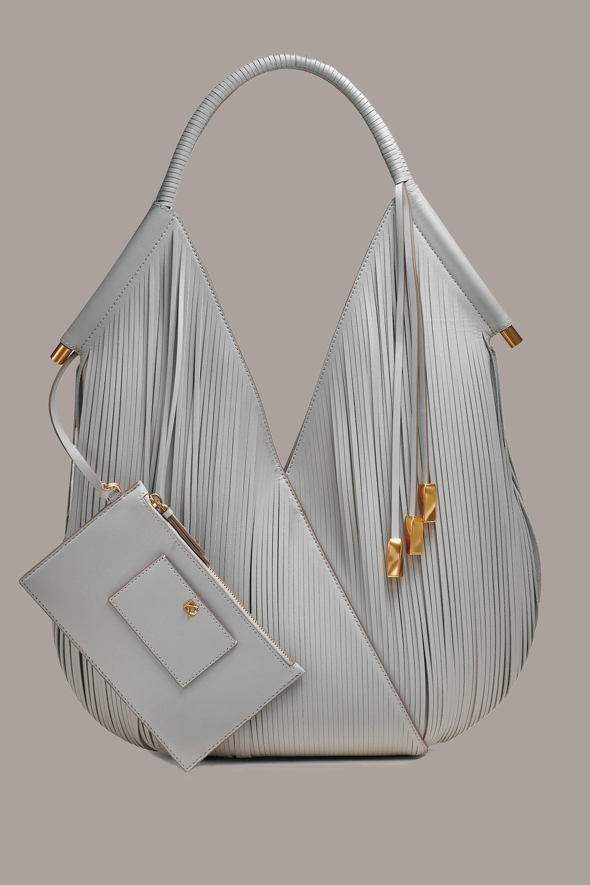 Donna Karan BALDWIN LARGE LASER-CUT SHOULDER BAG