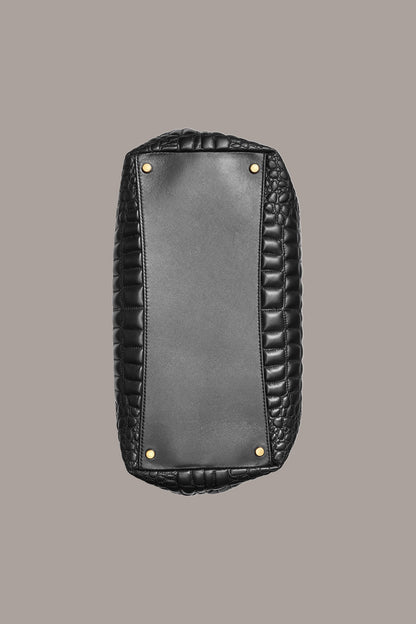 Donna Karan GLENWOOD CROC-EFFECT SHOULDER BAG
