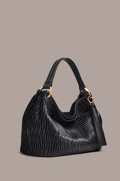 Donna Karan GLENWOOD PLEATED SHOULDER BAG