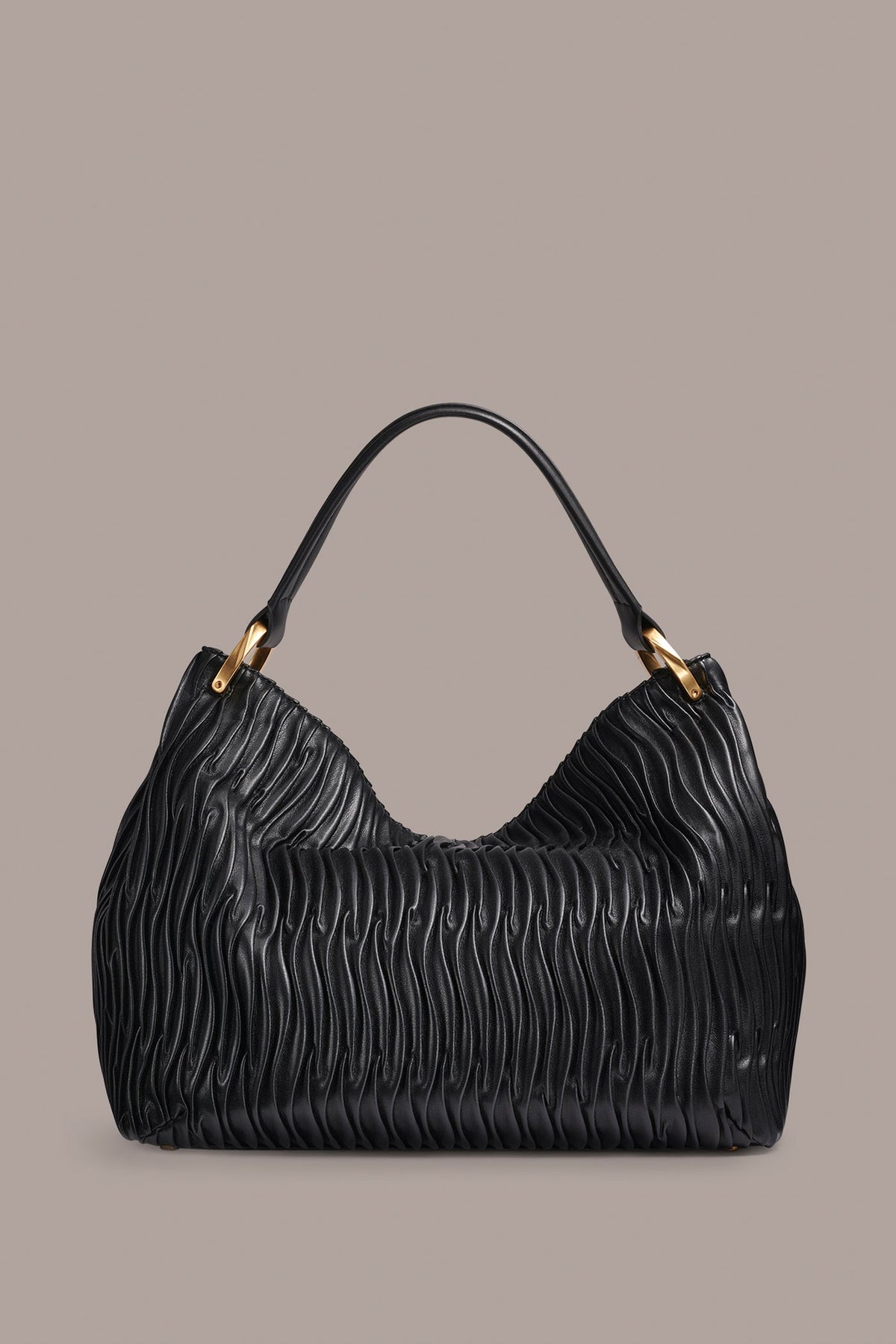 Donna Karan GLENWOOD PLEATED SHOULDER BAG