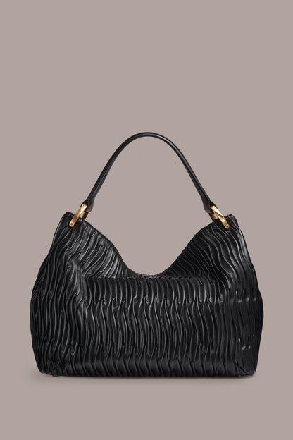 Donna Karan GLENWOOD PLEATED SHOULDER BAG