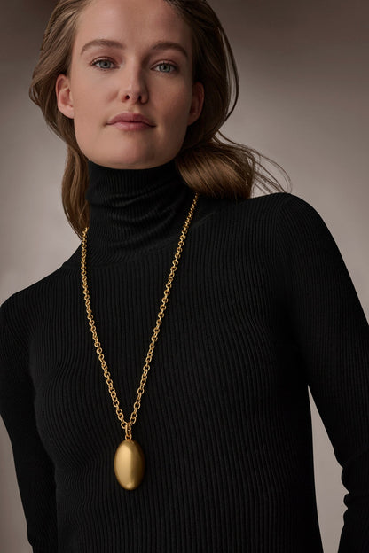 Donna Karan LONG PEBBLE PENDANT NECKLACE