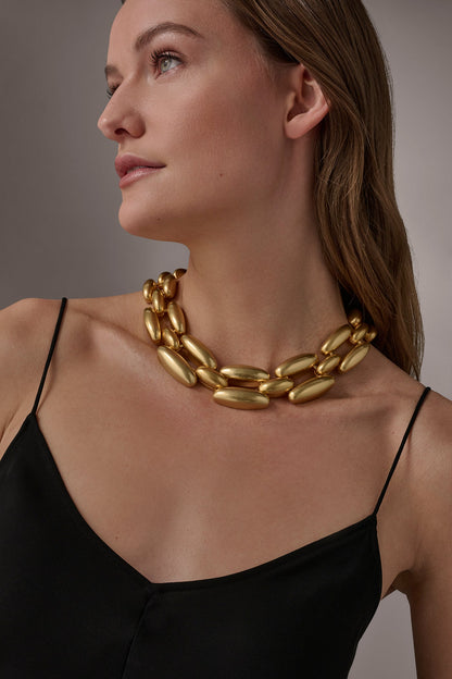 Donna Karan MODERN METAL LINK NECKLACE
