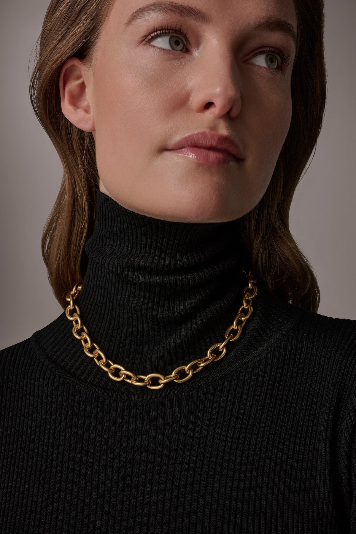 Donna Karan CHAIN LINK COLLAR NECKLACE