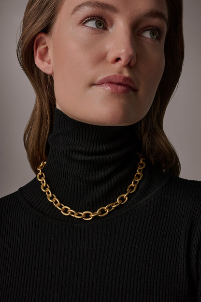 Donna Karan CHAIN LINK COLLAR NECKLACE