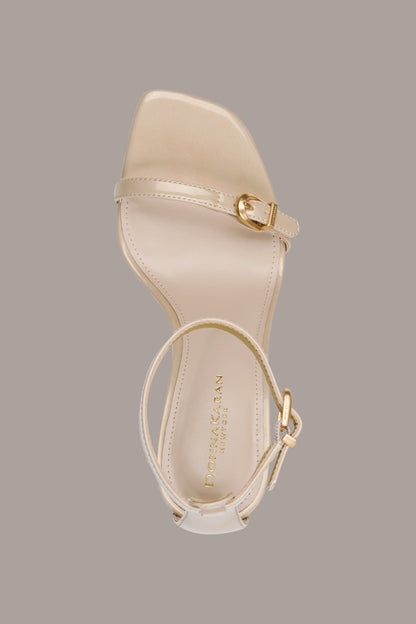 Donna Karan PRYCE PATENT ANKLE STRAP SANDAL