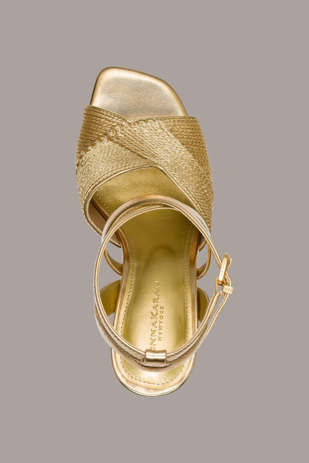 Donna Karan BROOKS METALLIC SANDAL