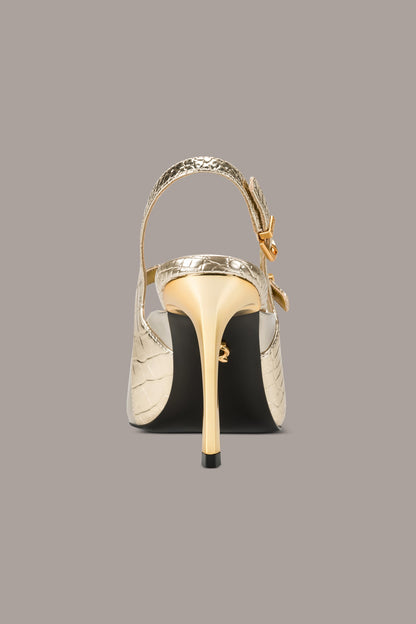 Donna Karan SUMMER METALLIC MARY JANE SLINGBACK PUMP