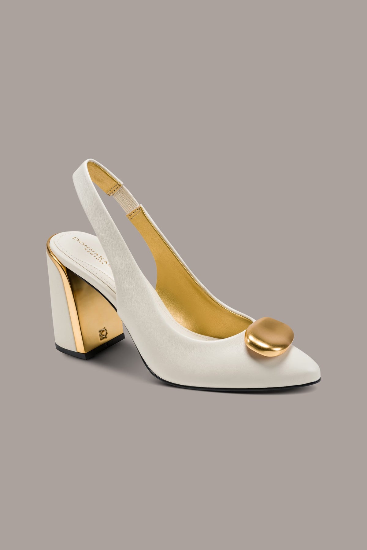 Donna Karan REBECCA LEATHER SLINGBACK PUMP