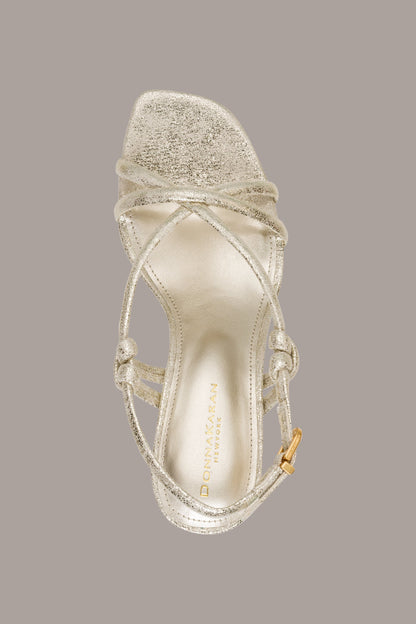 Donna Karan BASIL METALLIC SANDAL