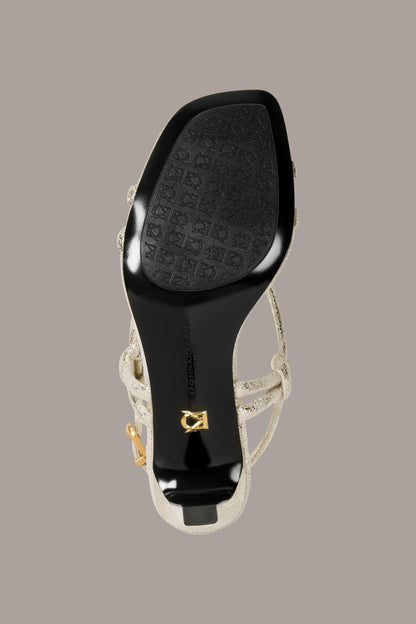 Donna Karan BASIL METALLIC SANDAL
