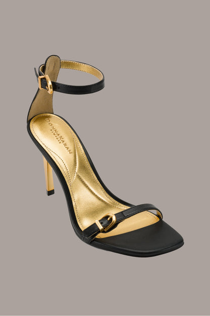 Donna Karan PRYCE LEATHER ANKLE STRAP SANDAL
