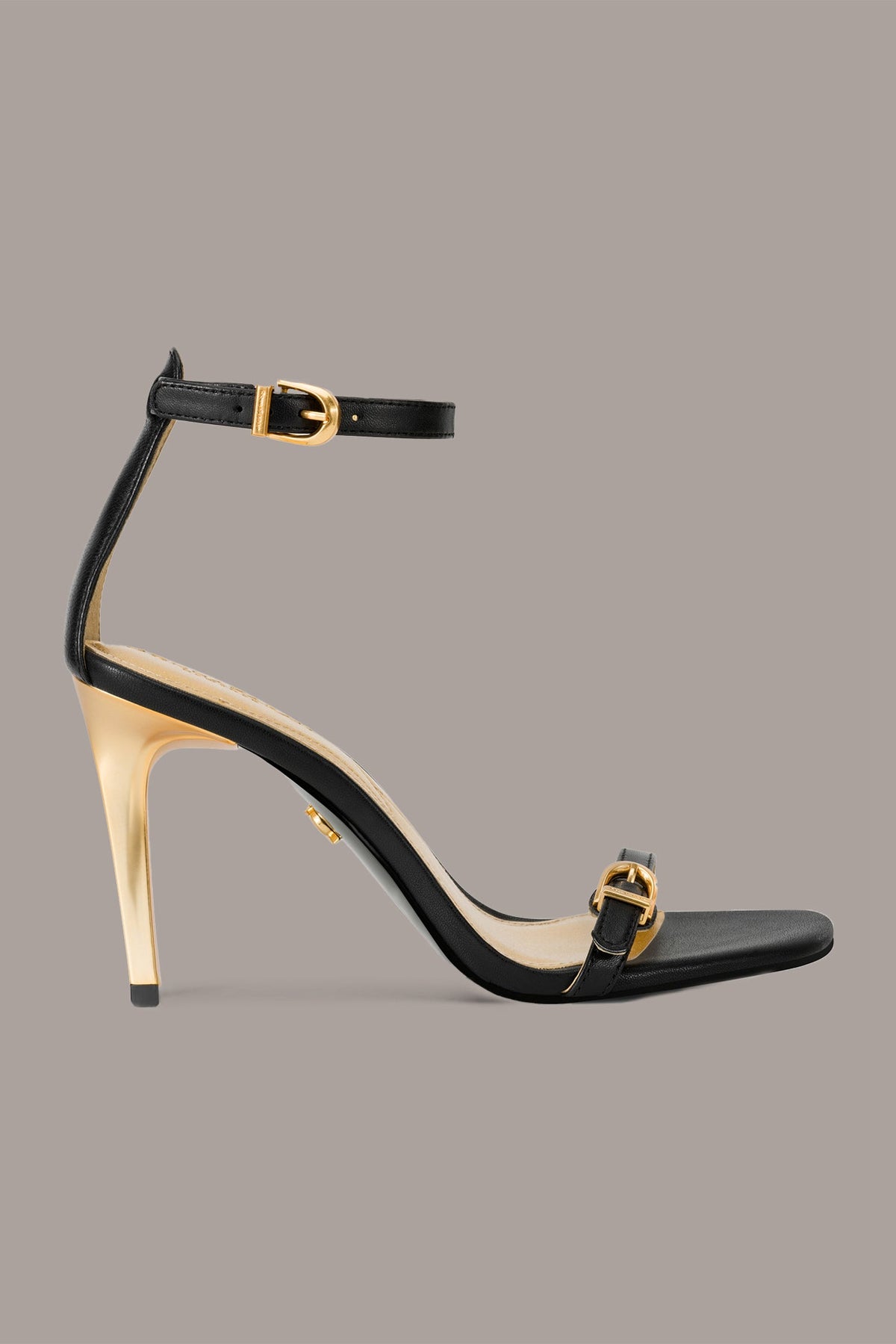 Donna Karan PRYCE LEATHER ANKLE STRAP SANDAL