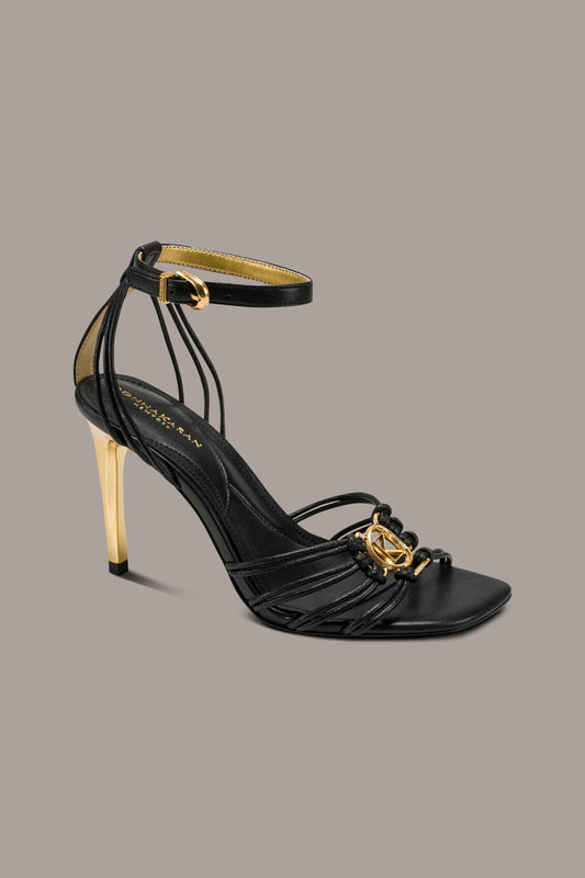 Donna Karan BRIELLE LOGO STRAPPY STILETTO SANDAL