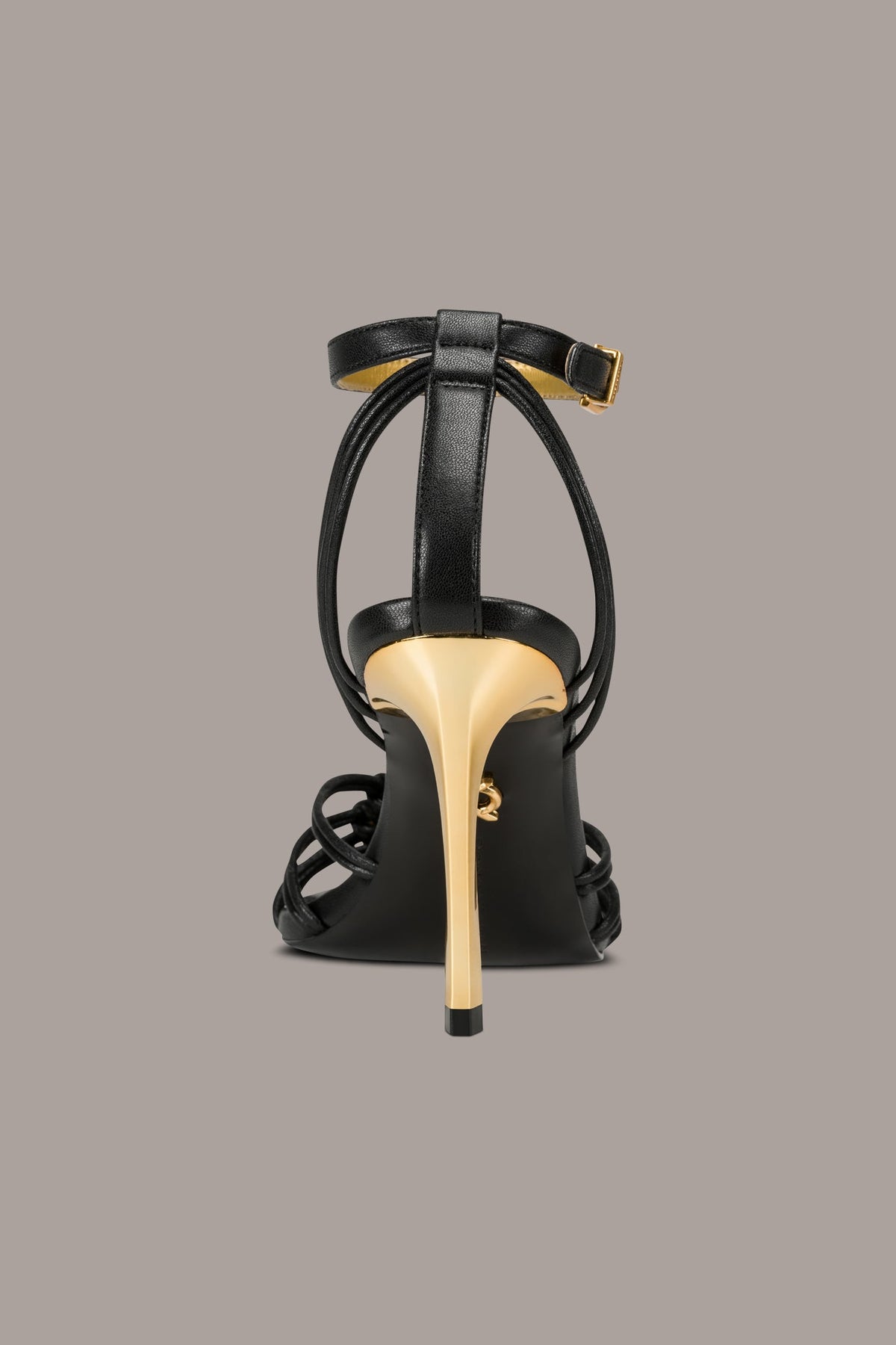 Donna Karan BRIELLE LOGO STRAPPY STILETTO SANDAL
