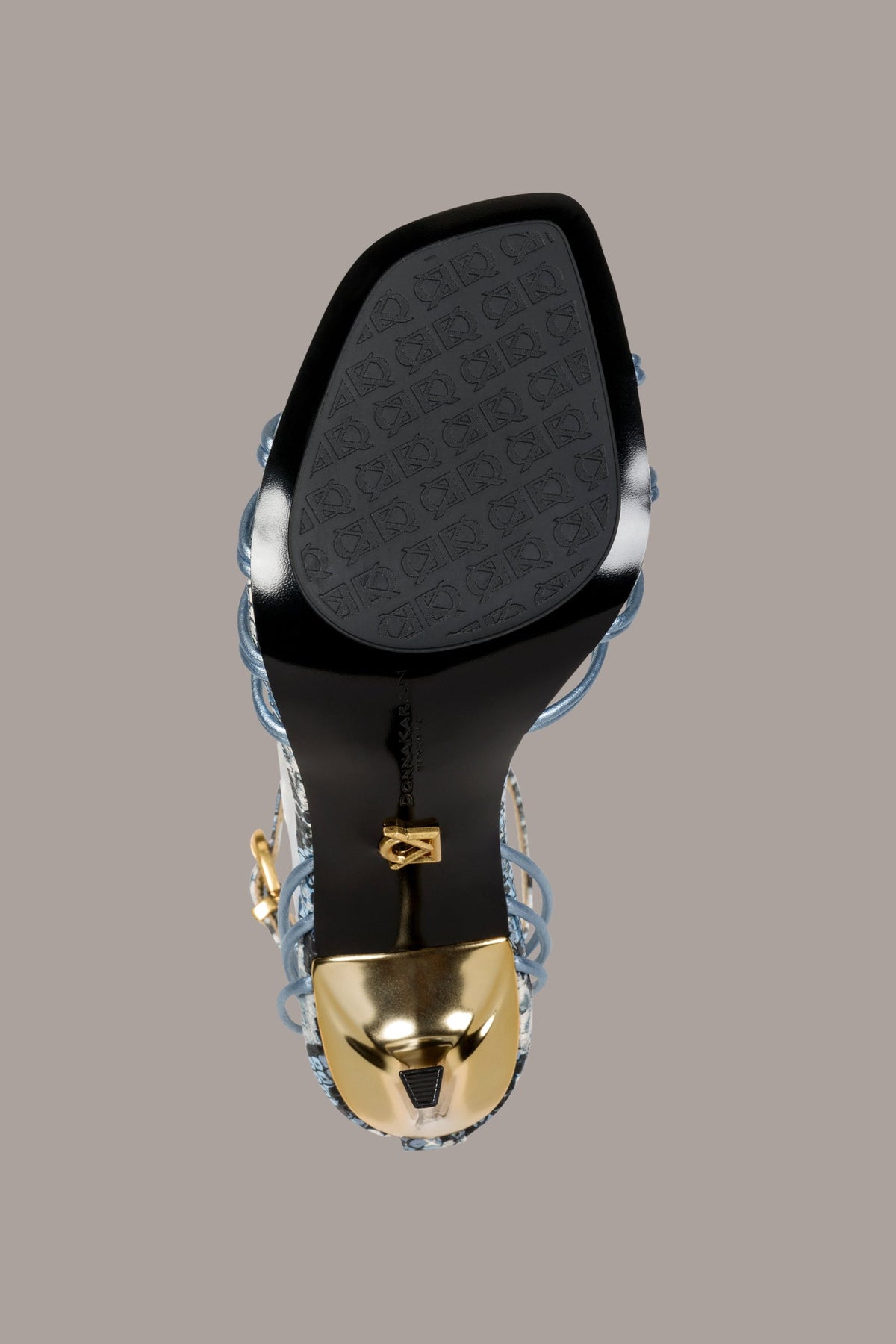 Donna Karan BRIELLE SNAKE-PRINT STILETTO SANDAL