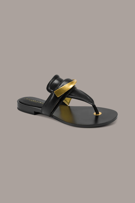 Donna Karan VELVET THONG SANDAL