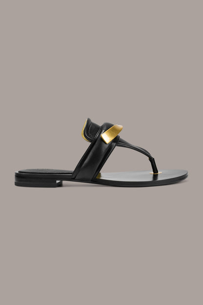 Donna Karan VELVET THONG SANDAL